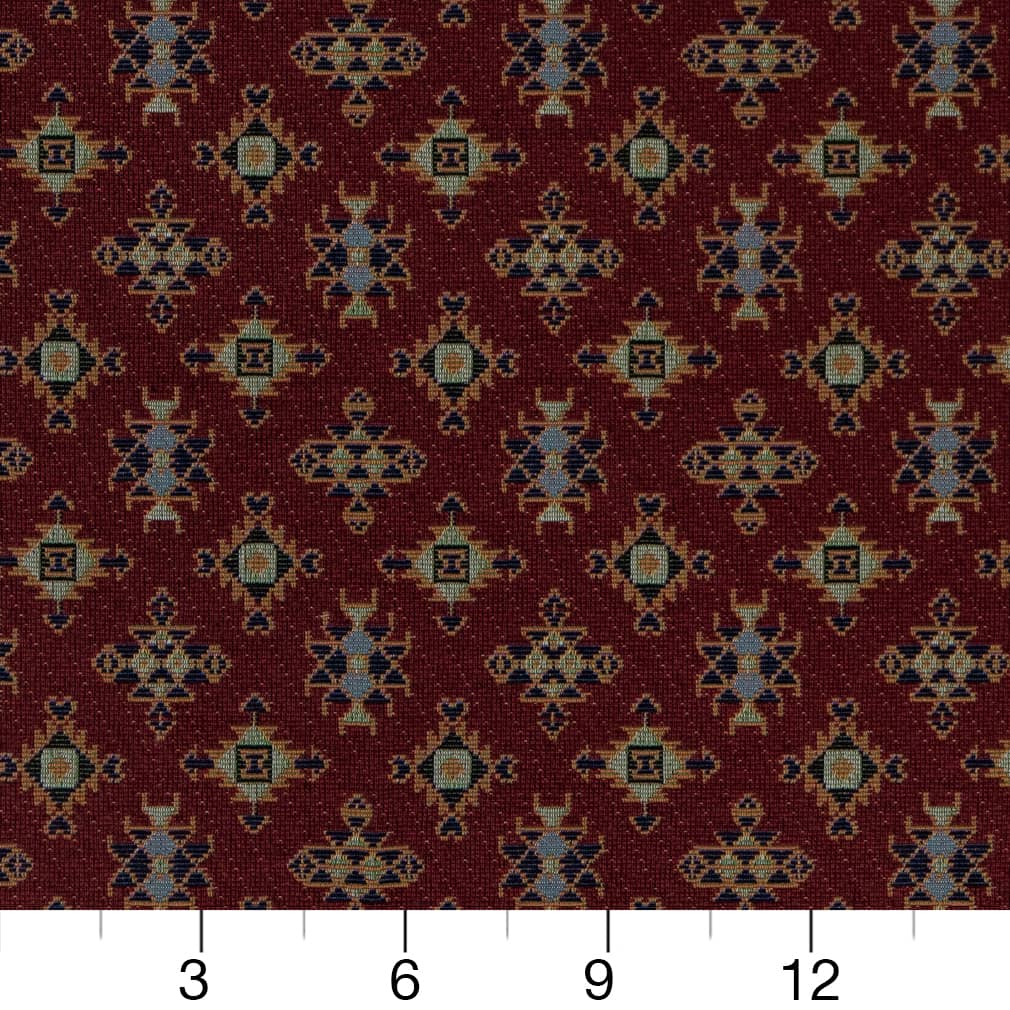 Mercer Claret - Folio Fabrics