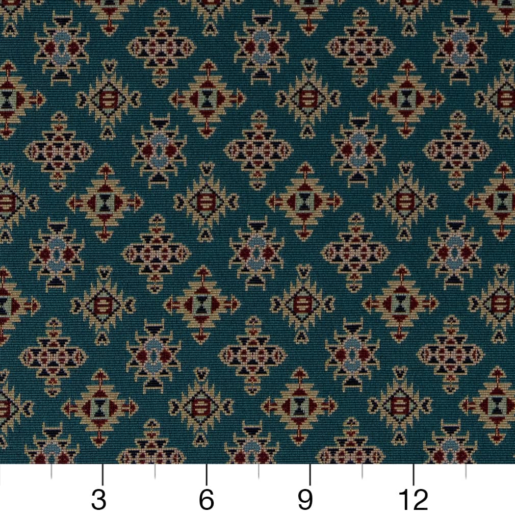 Mercer Turquoise - Folio Fabrics