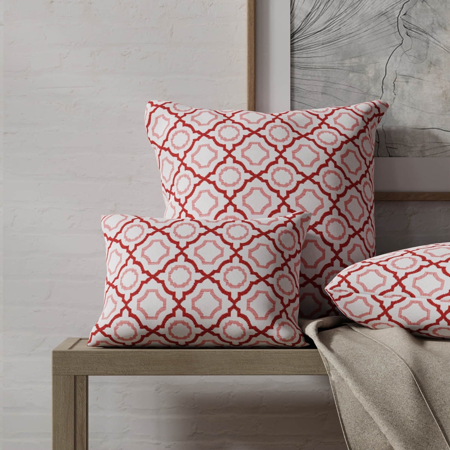 Morgan Strawberry - Folio Fabrics
