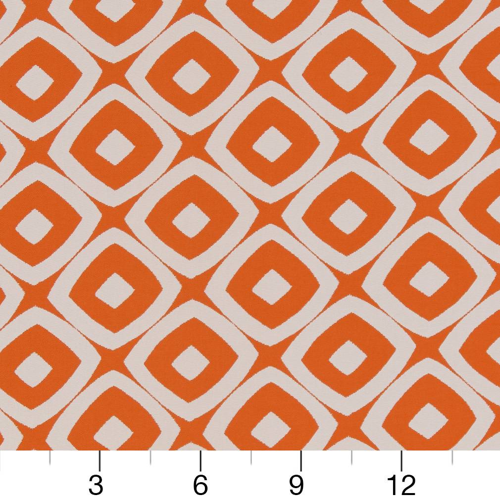 Naomi Tangerine - Folio Fabrics
