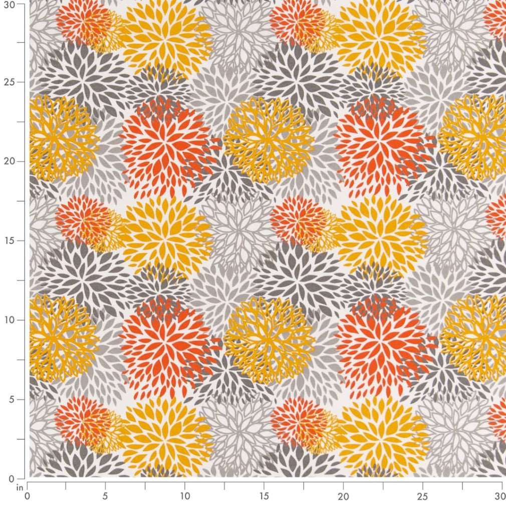 Philip Orange - Folio Fabrics