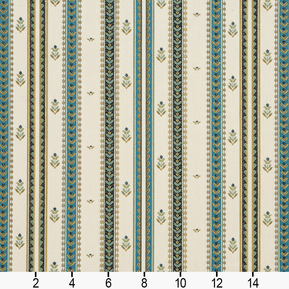 Phoebe Teal - Folio Fabrics