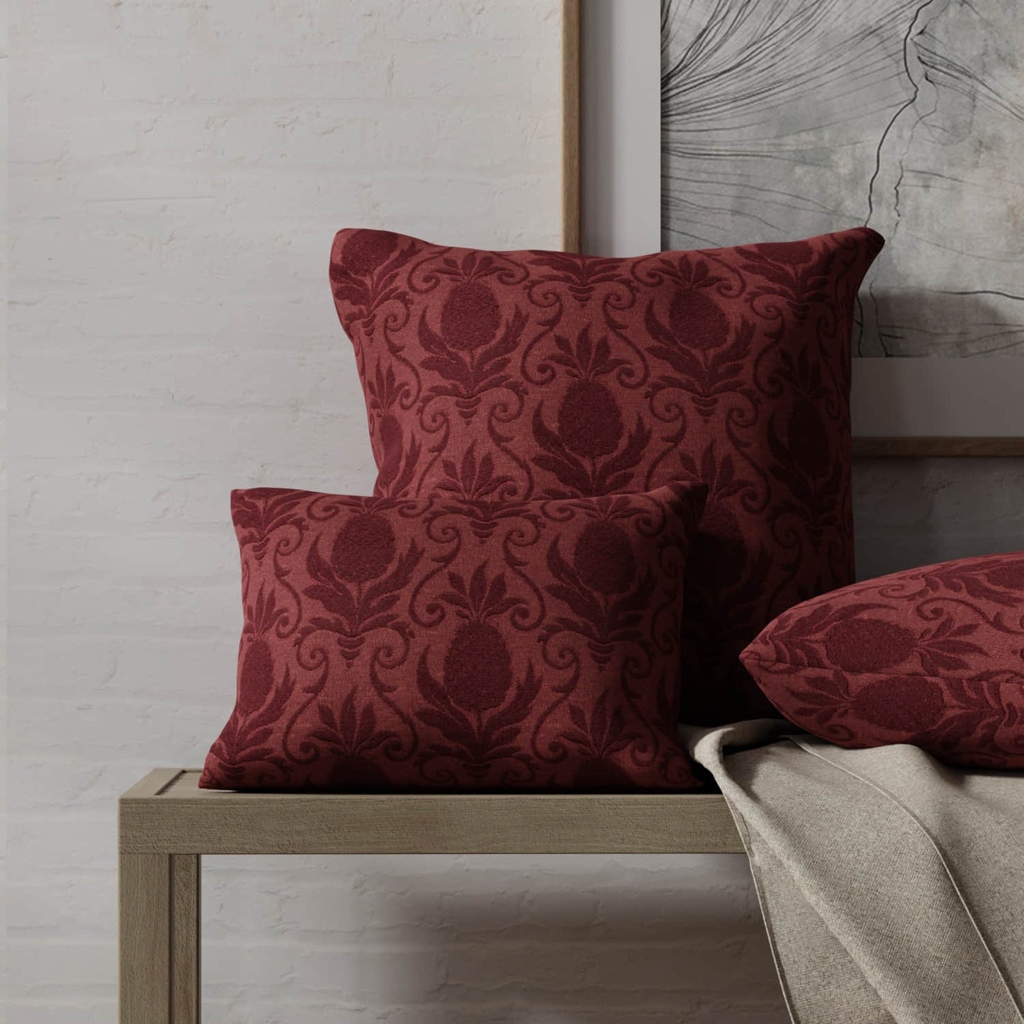 Pineapple Cranberry - Folio Fabrics