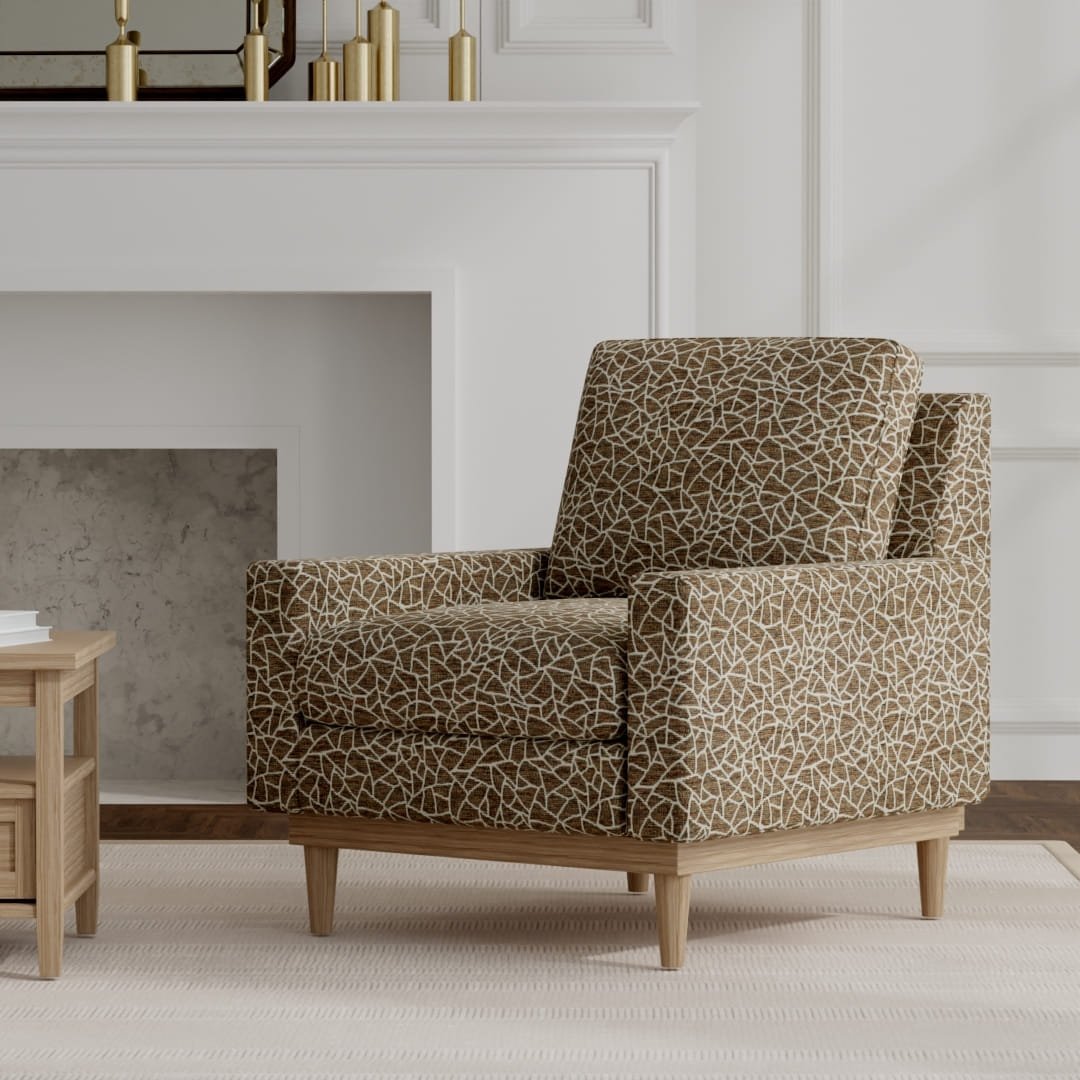 Quinn Chestnut - Folio Fabrics