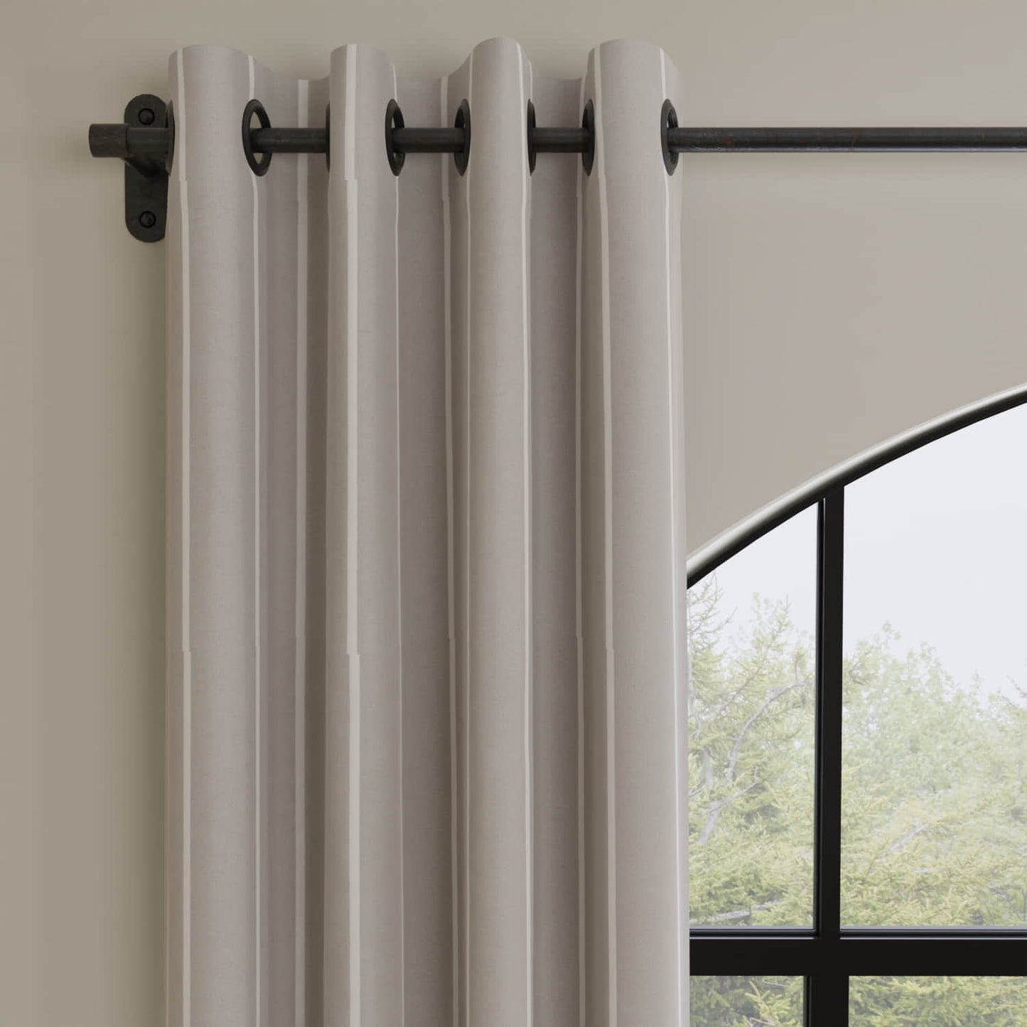 Randolph Grey made up on drapery