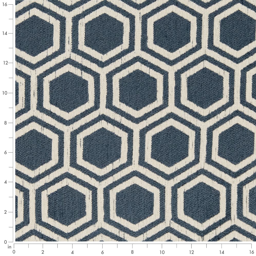 Ridge Indigo - Folio Fabrics