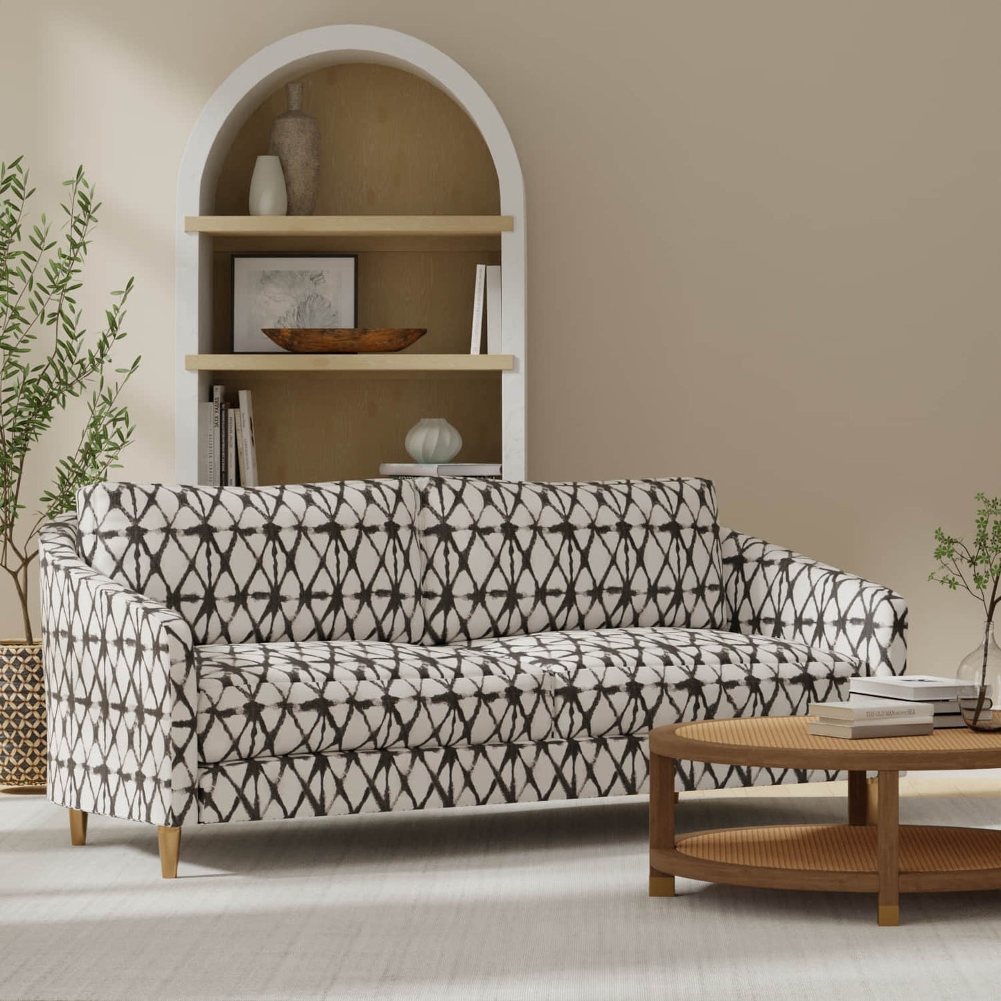 Robin Iron upholstered on a couch