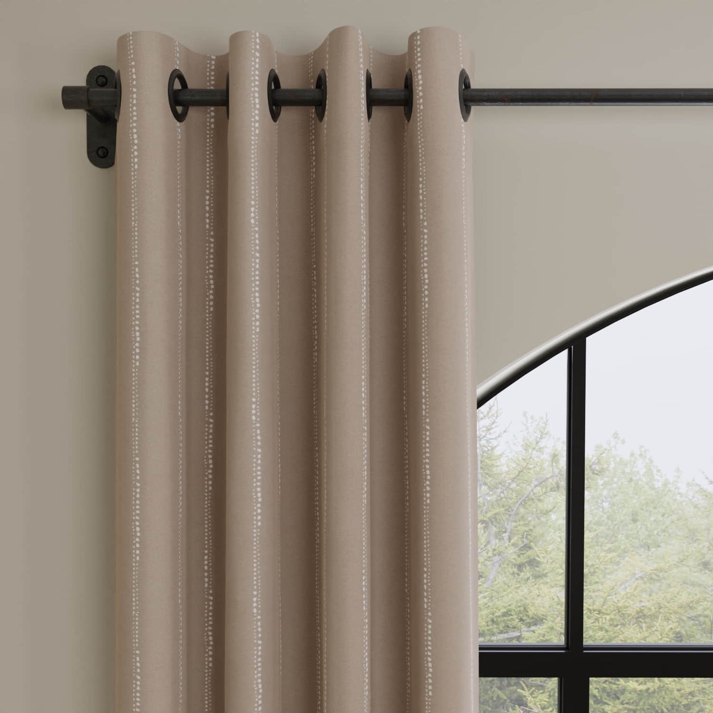 Sonoran Taupe made up on drapery