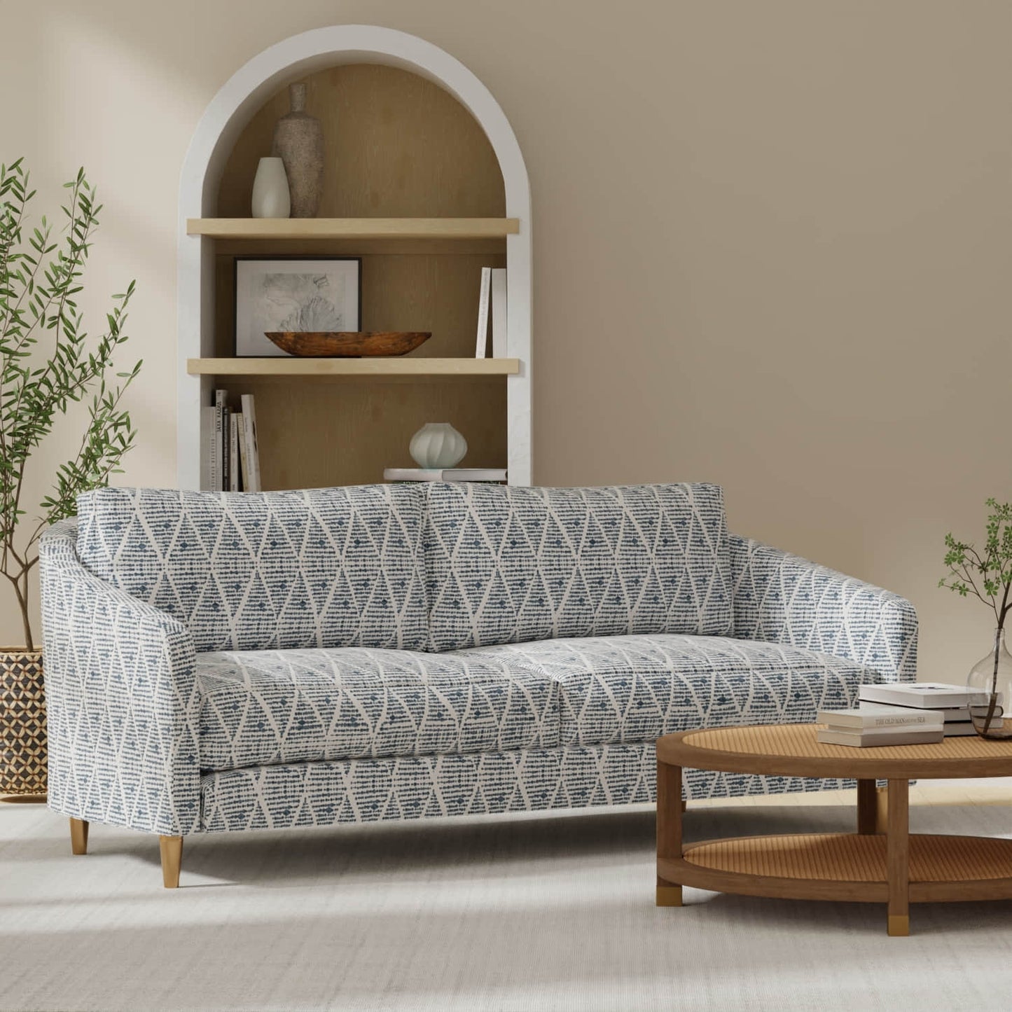 Stein Oxford upholstered on a couch