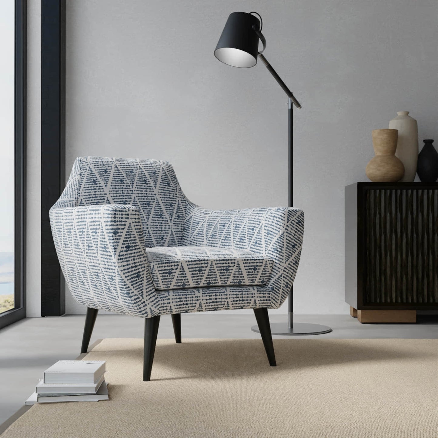 Stein Oxford upholstered on a contemporary chair