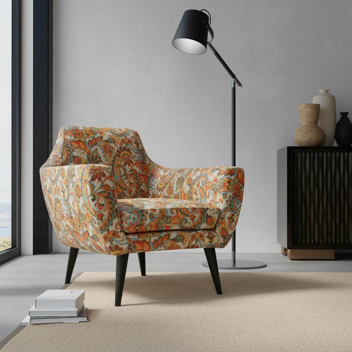 Victoria Venice upholstered on a contemporary chair