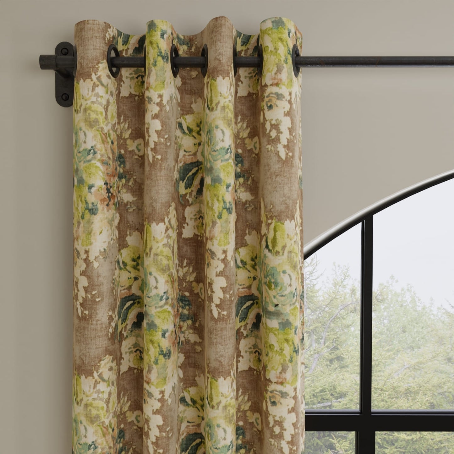 Wildon Leaf made up as drapery