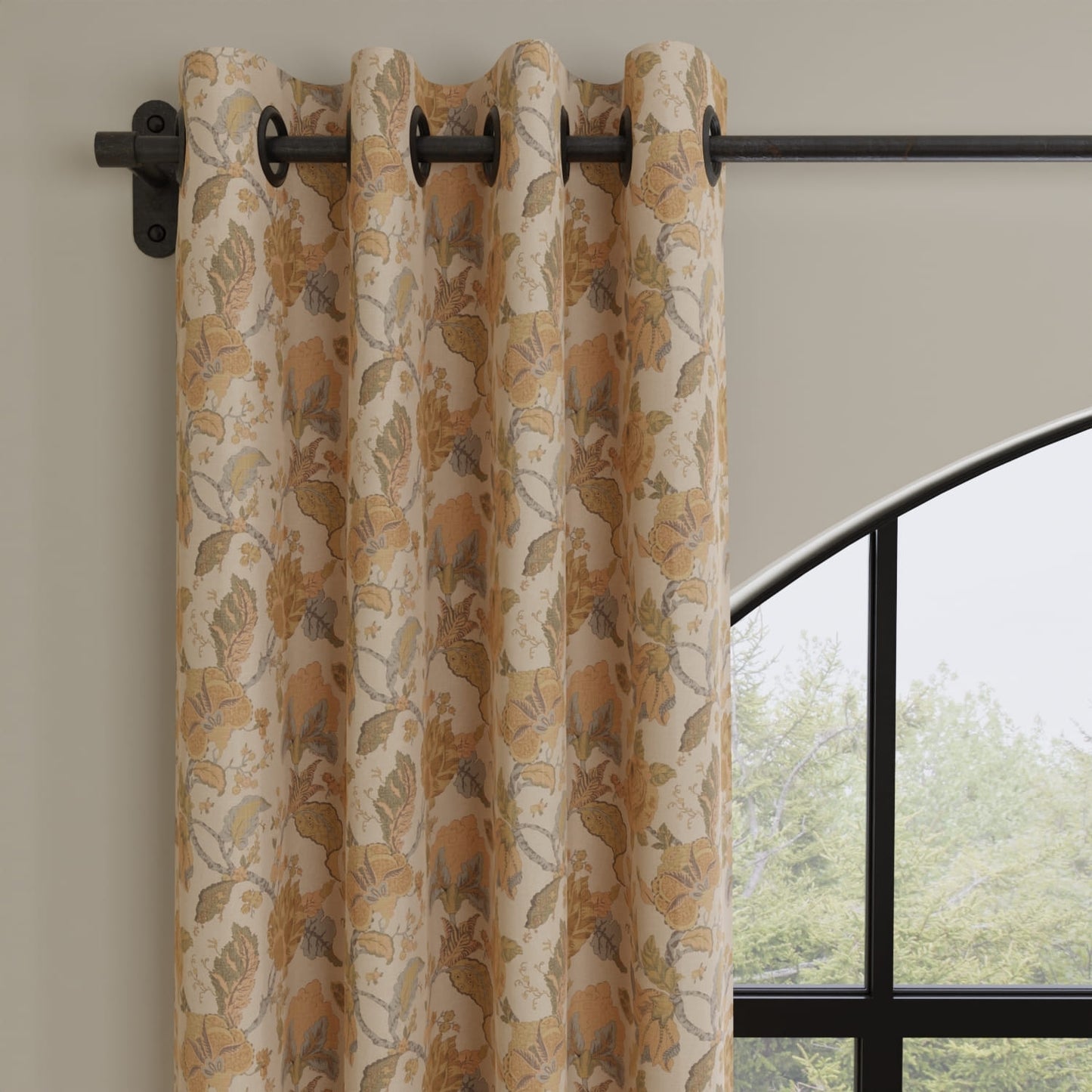 Willmar Peony made up as drapery