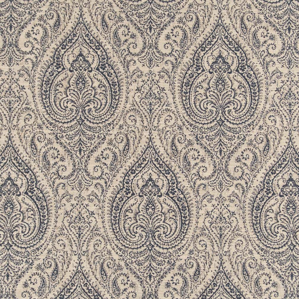 Winfield Prussian Blue - Folio Fabrics