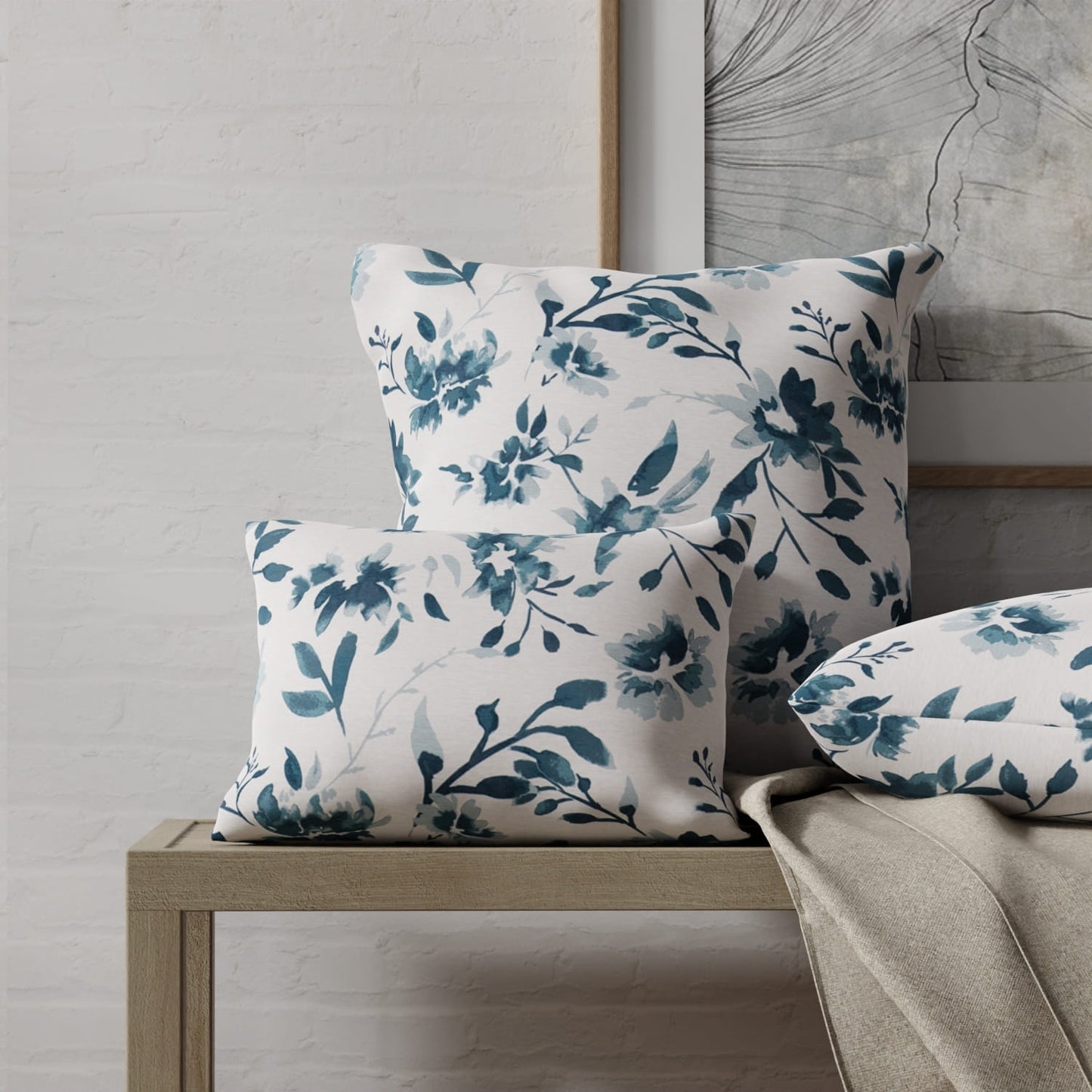 Zara Navy - Folio Fabrics