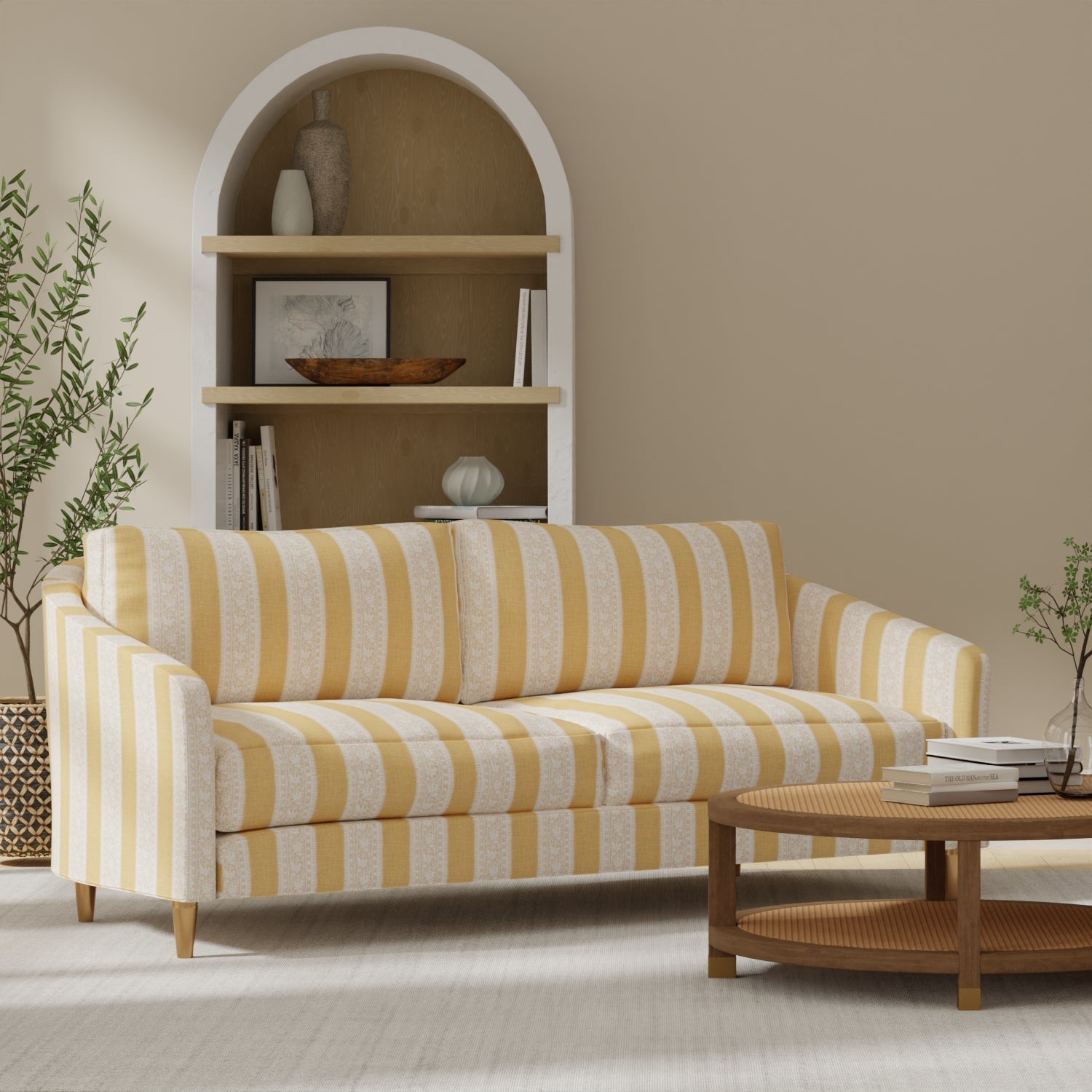 Anoka Mustard - Folio Fabrics