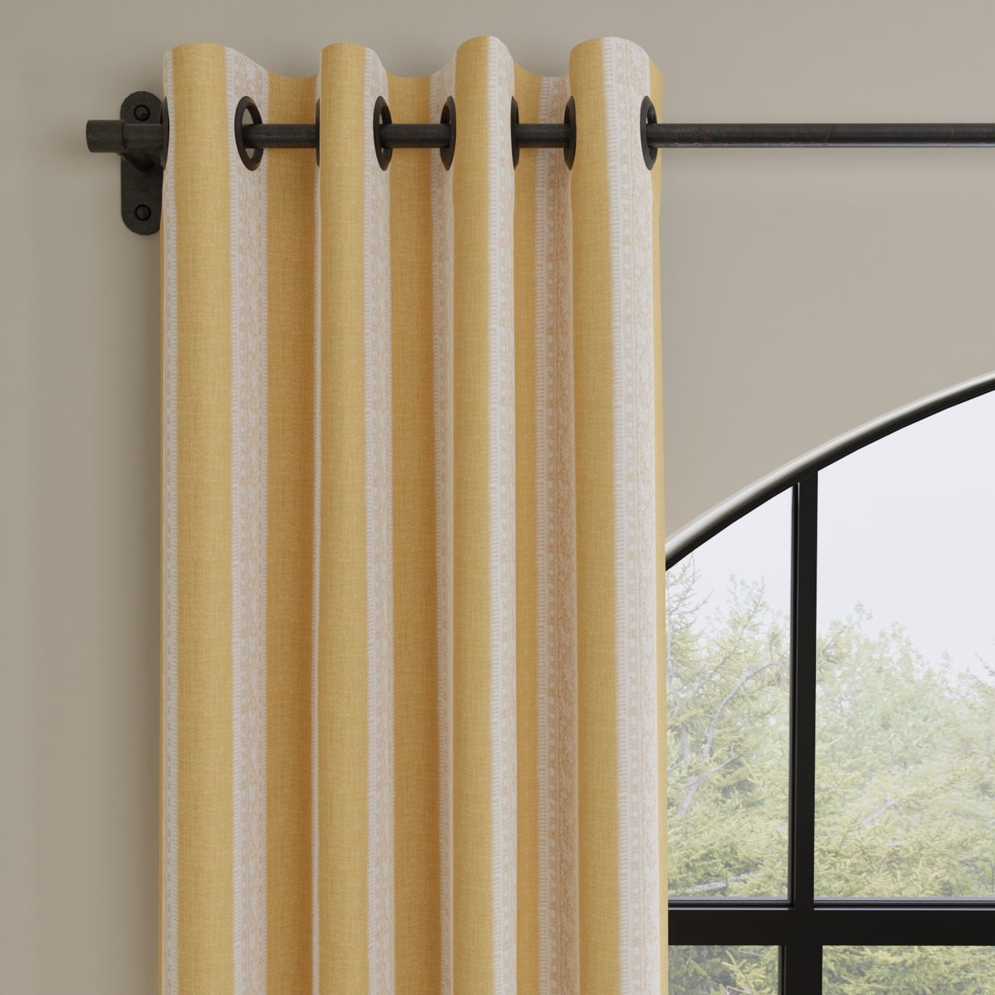 Anoka Mustard - Folio Fabrics