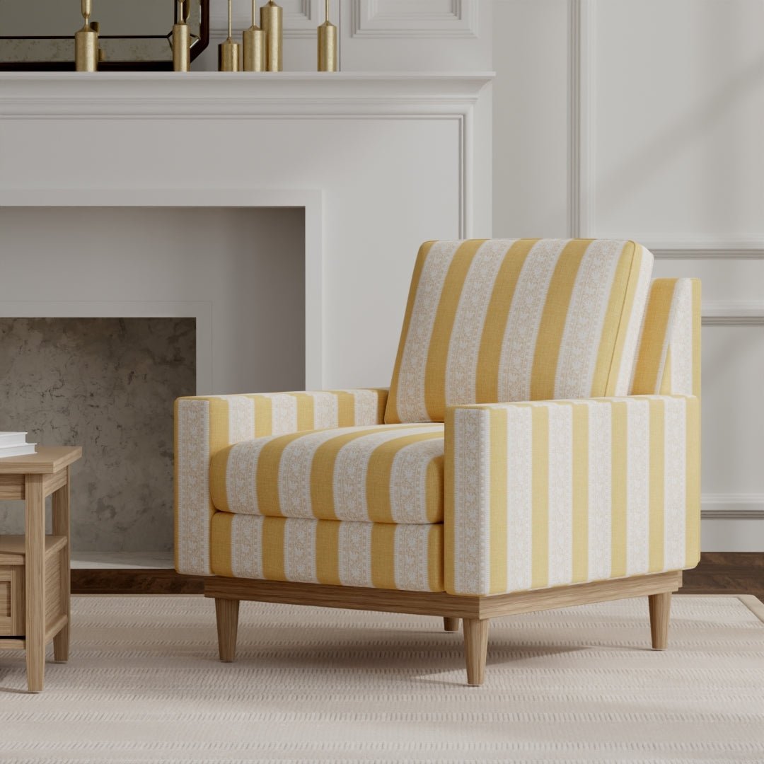 Anoka Mustard - Folio Fabrics