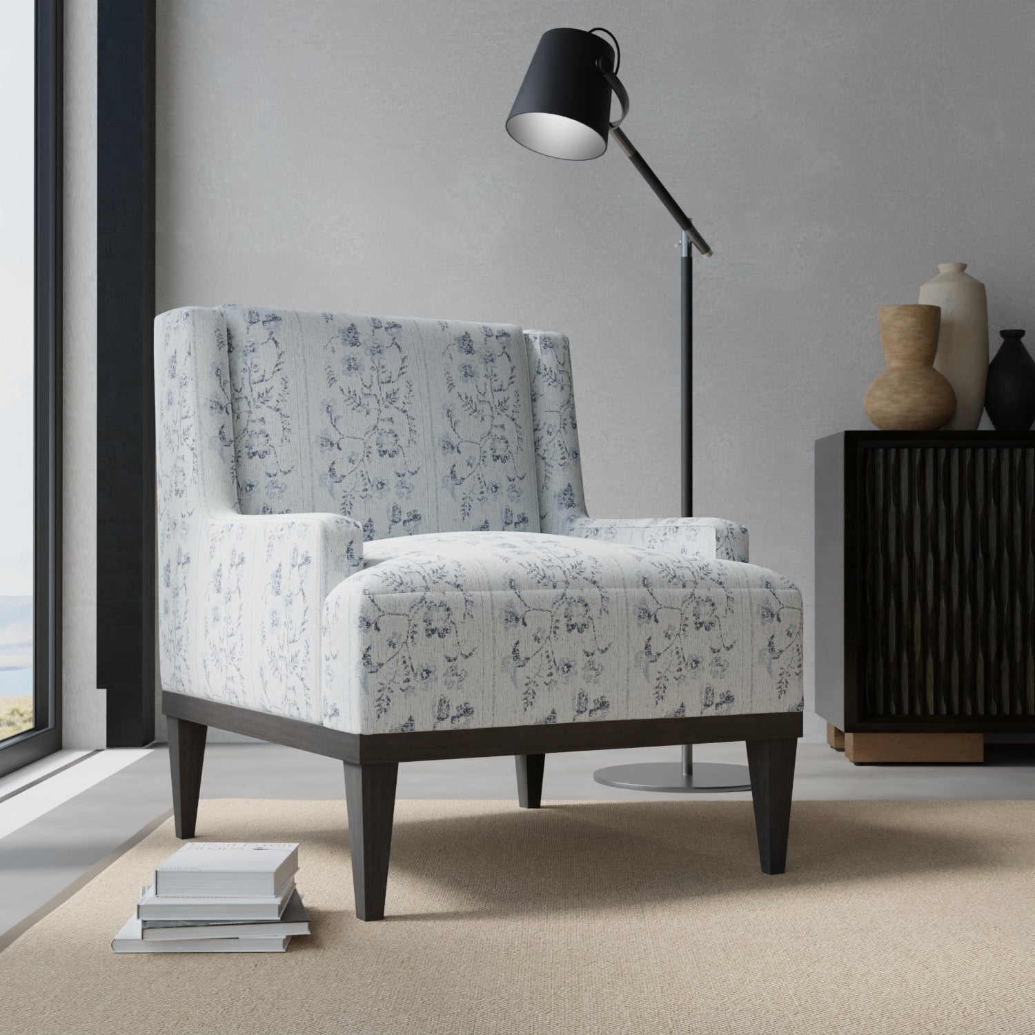 Augustine Powder Blue - Folio Fabrics