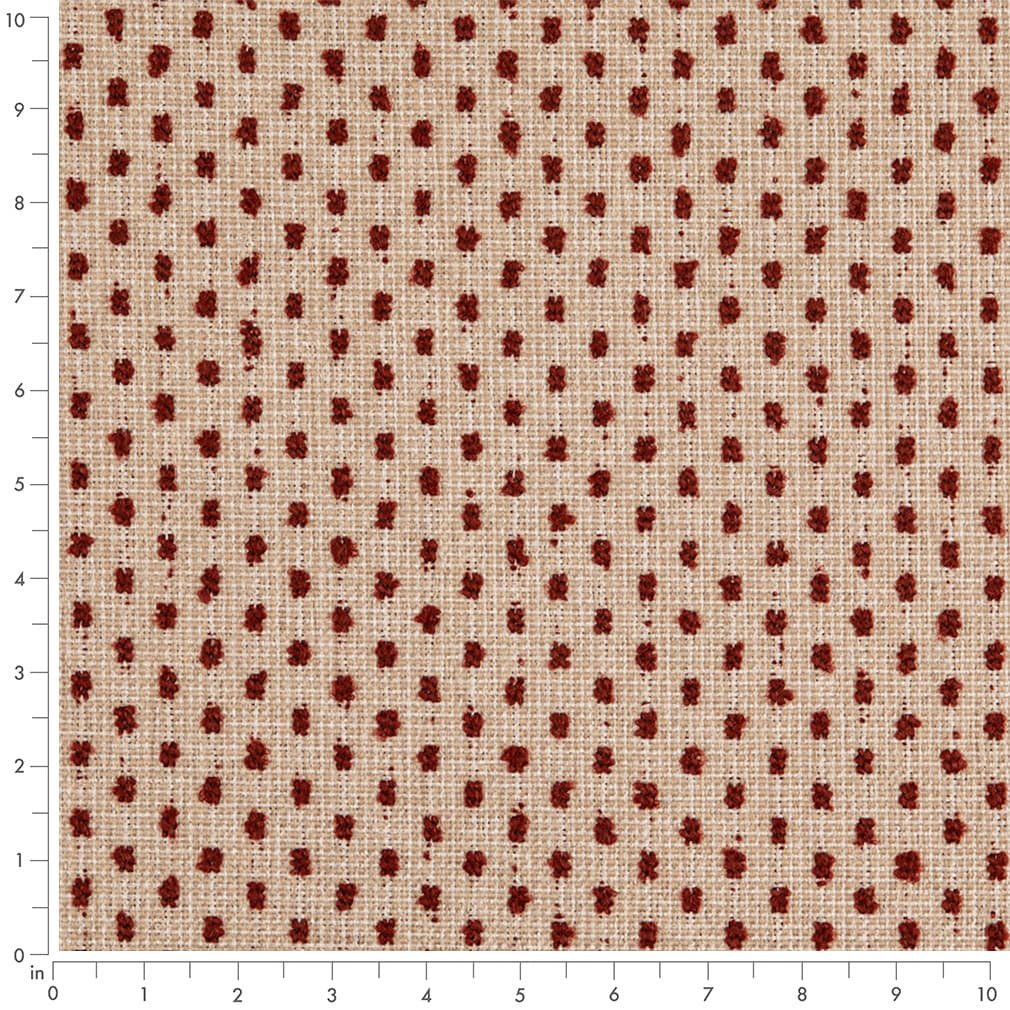 Barnaby Burgundy - Folio Fabrics