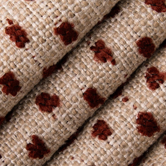 Barnaby Burgundy - Folio Fabrics