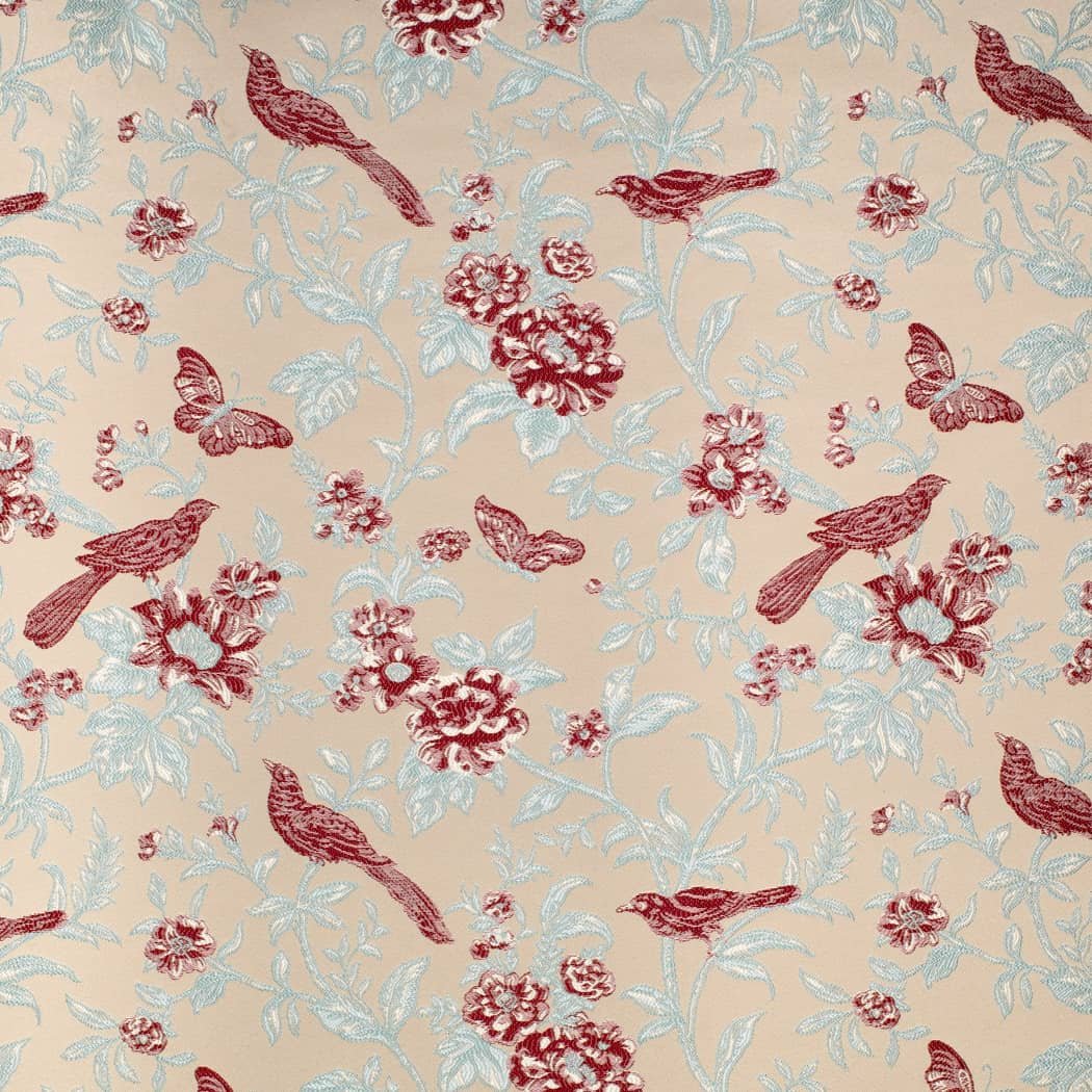 Boaz Scarlet - Folio Fabrics
