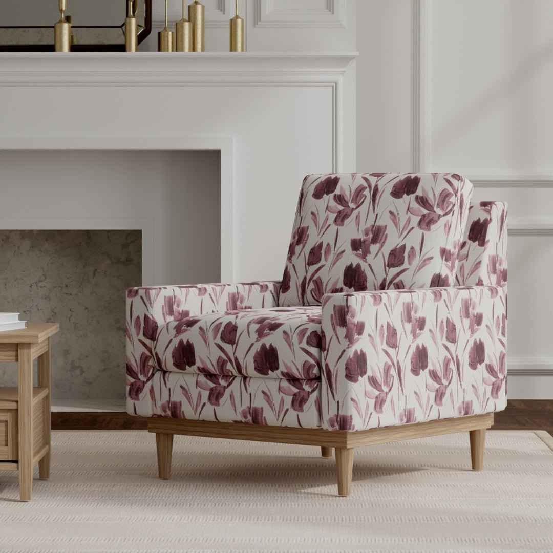Bowen Amethyst - Folio Fabrics