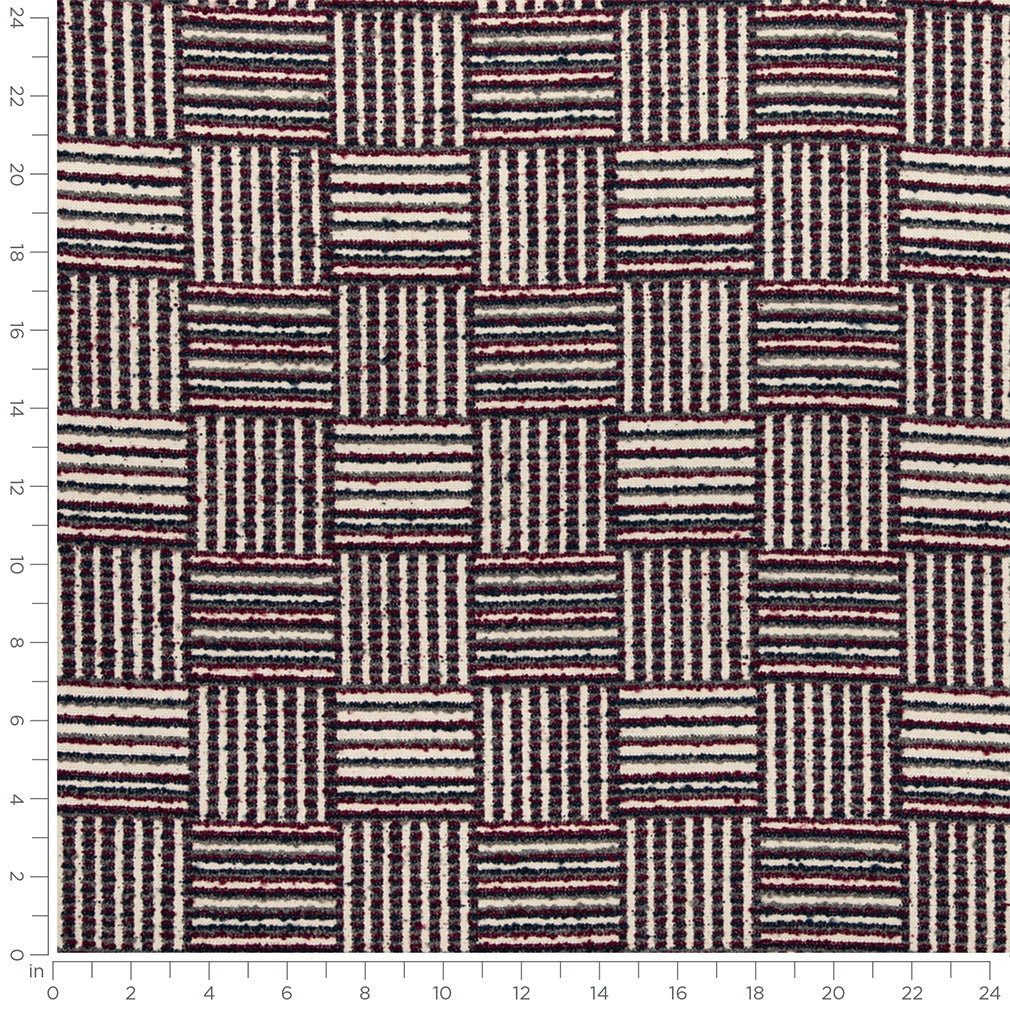Brainerd Eggplant - Folio Fabrics