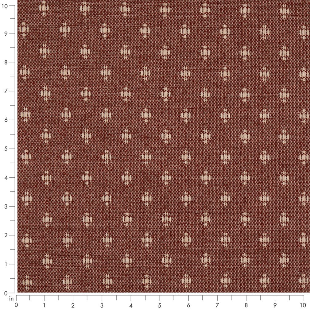 Briony Cherry - Folio Fabrics