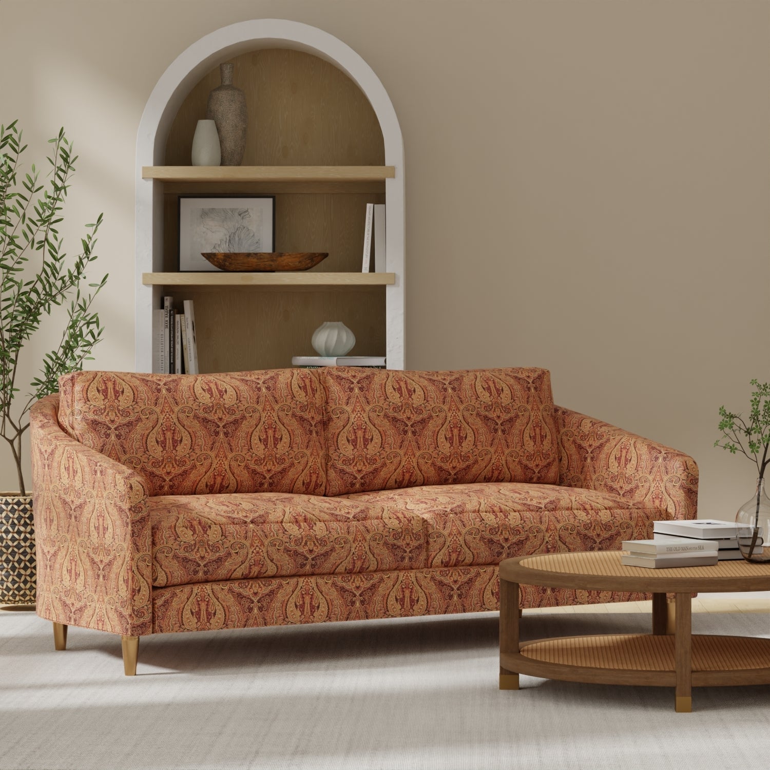 Buchanan Cinnamon - Folio Fabrics