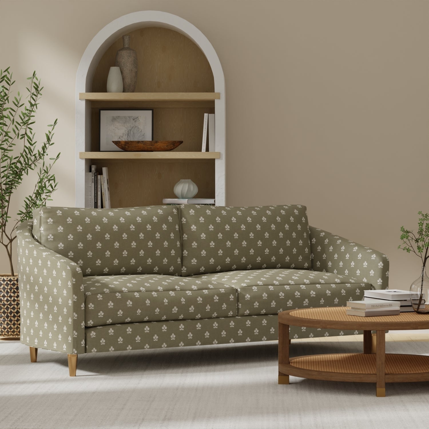 Darlington Basil - Folio Fabrics