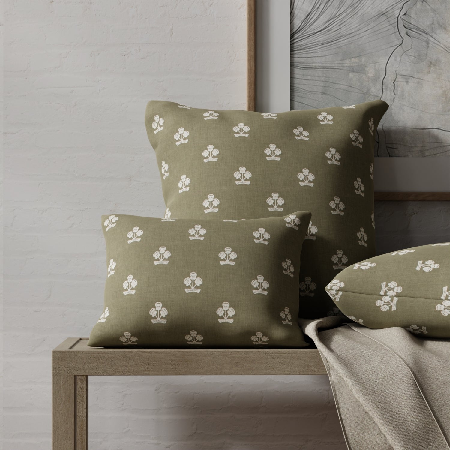Darlington Basil - Folio Fabrics