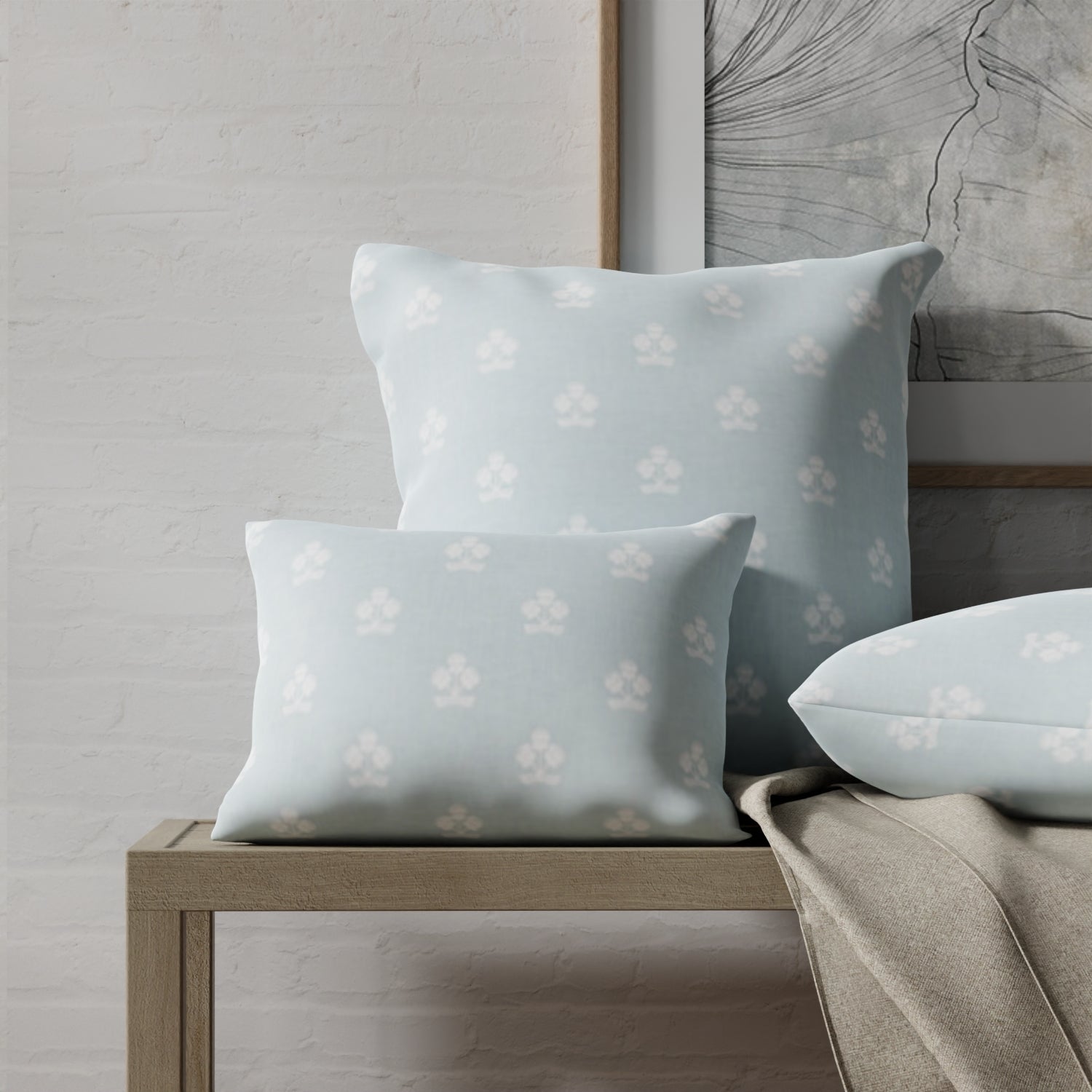 Darlington Powder Blue - Folio Fabrics