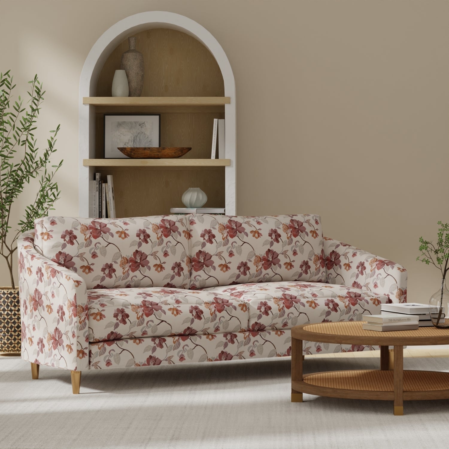 Desha Crimson - Folio Fabrics