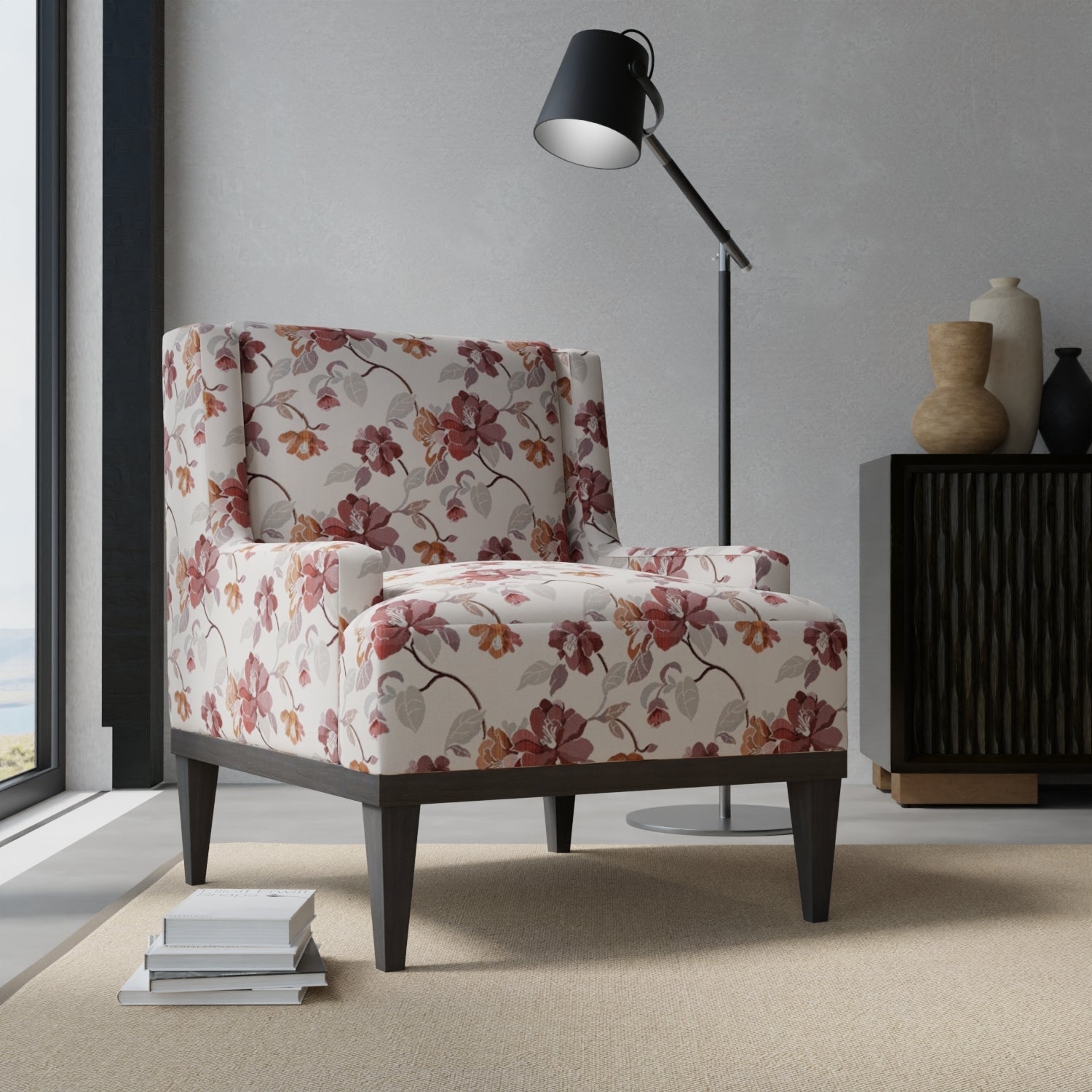Desha Crimson - Folio Fabrics