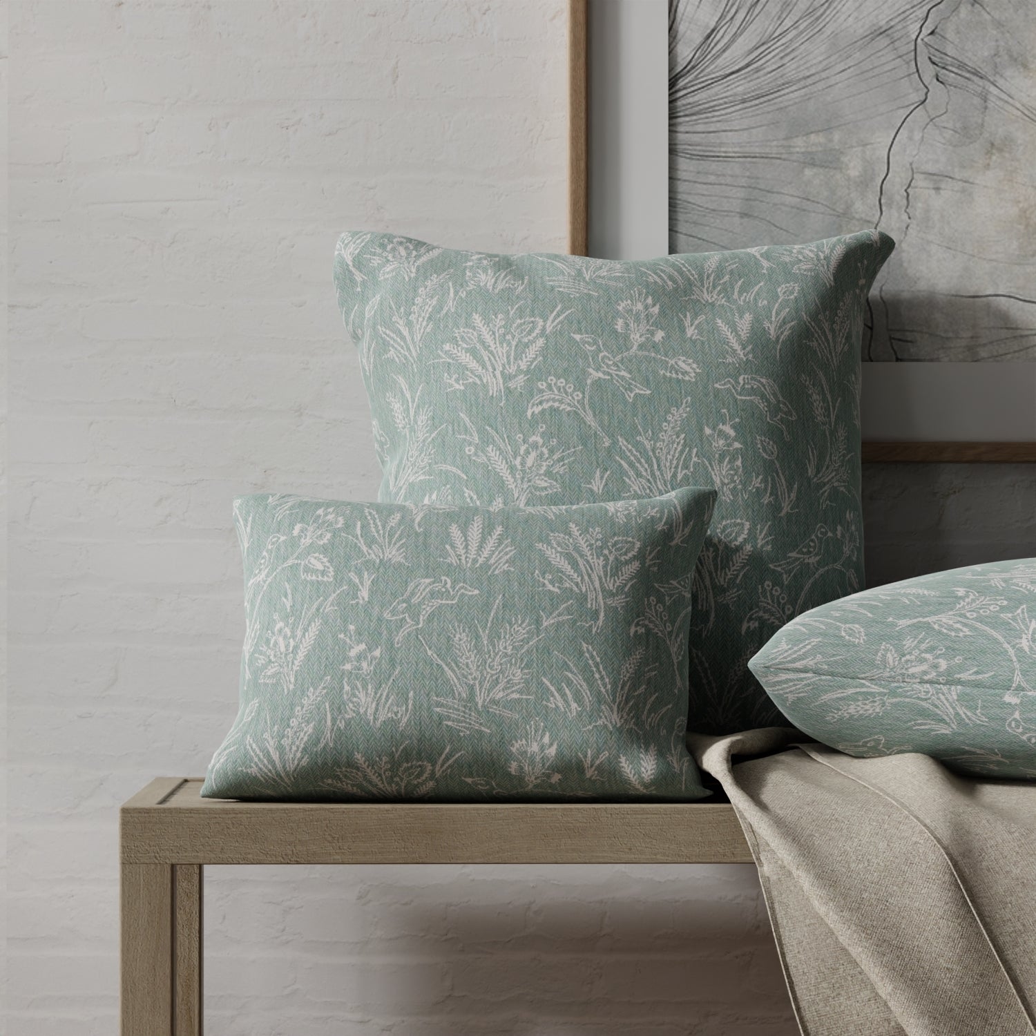 Elias Lagoon - Folio Fabrics