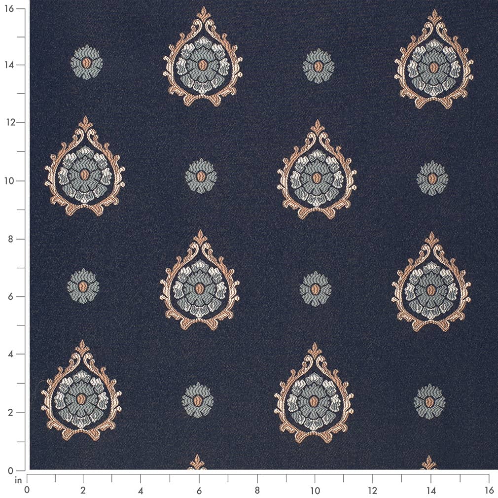 Fernando Sapphire - Folio Fabrics