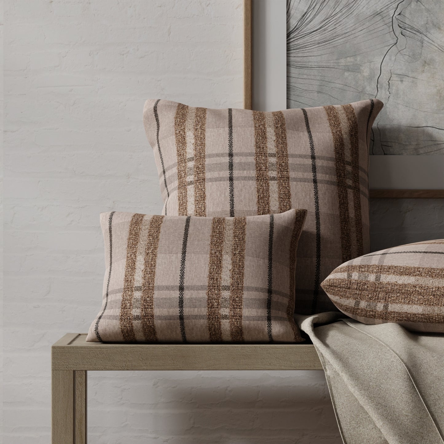 Finbar Driftwood - Folio Fabrics
