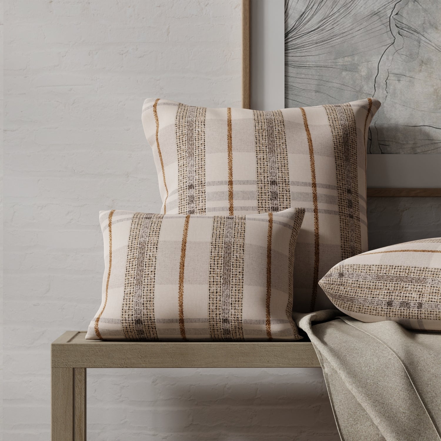 Finbar Granite - Folio Fabrics
