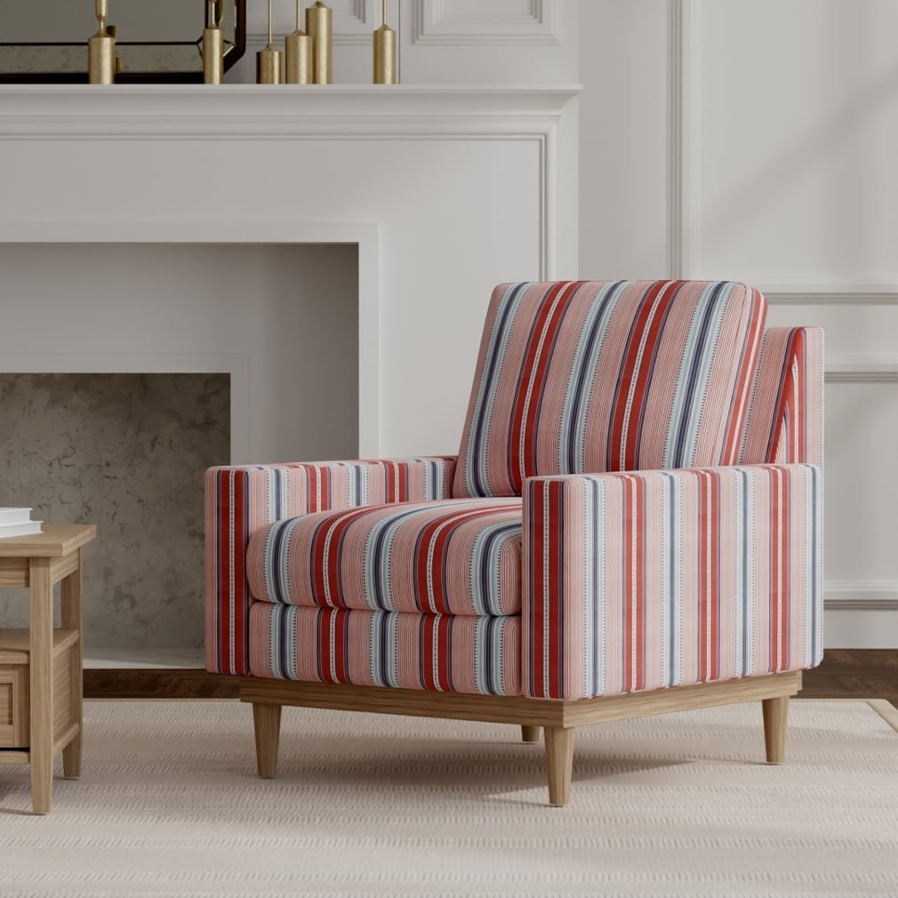 Finley Poppy - Folio Fabrics