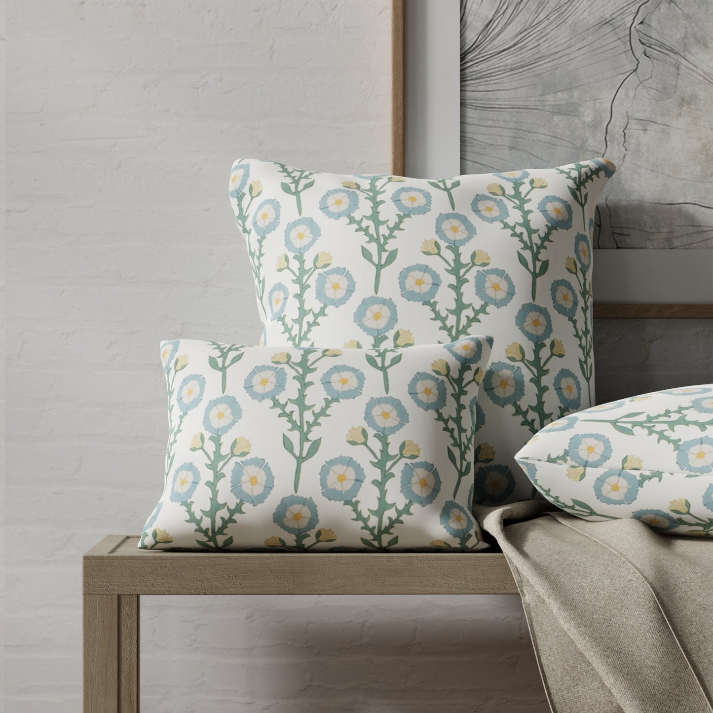 Gentry Bluebell - Folio Fabrics