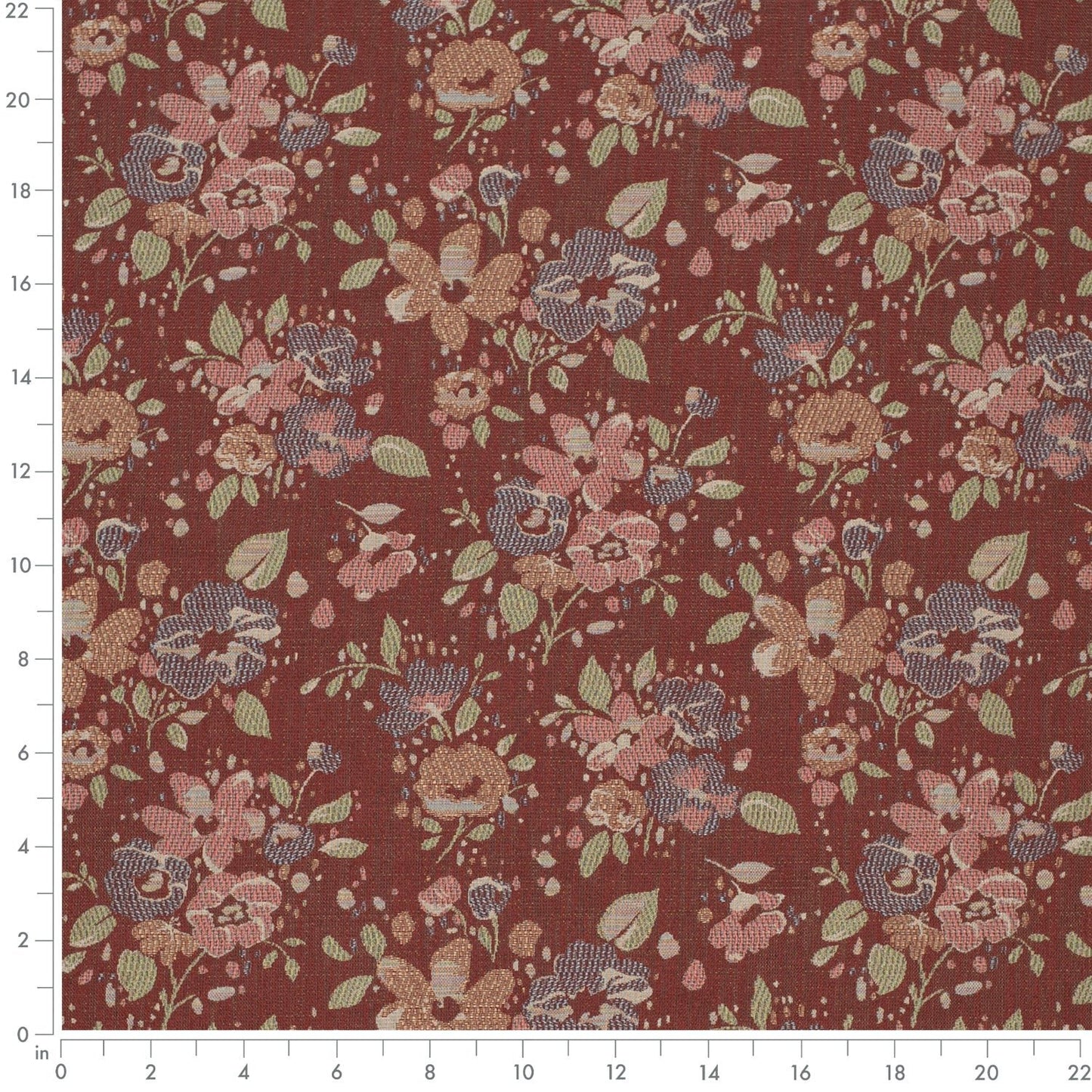 Granby Persimmon - Folio Fabrics