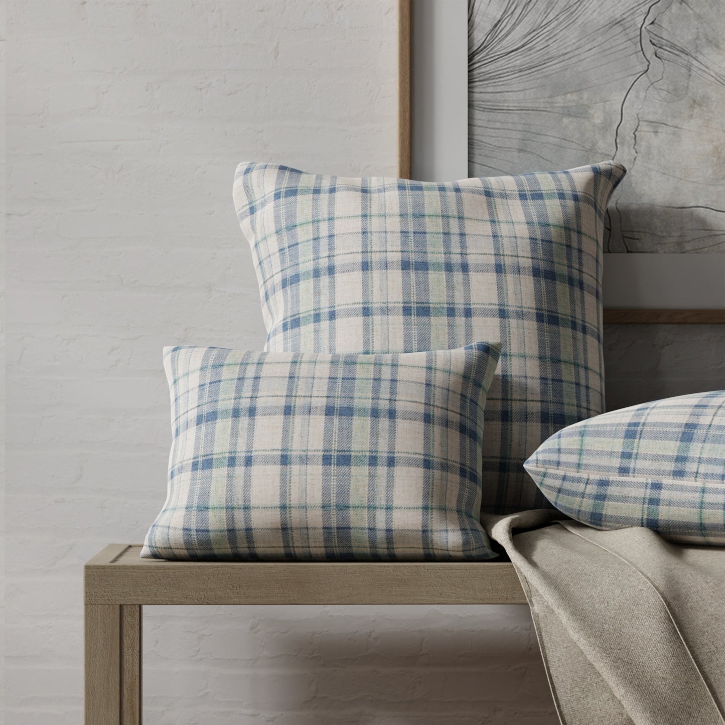 Gwinnett Cornflower - Folio Fabrics