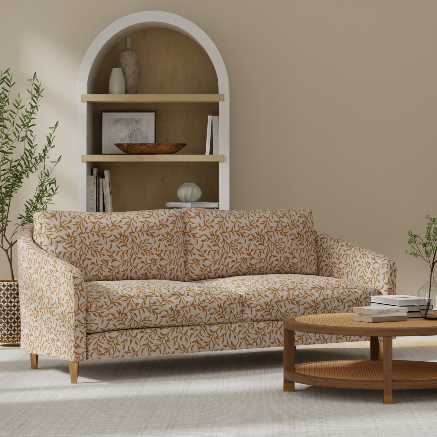Hedwig Camel - Folio Fabrics
