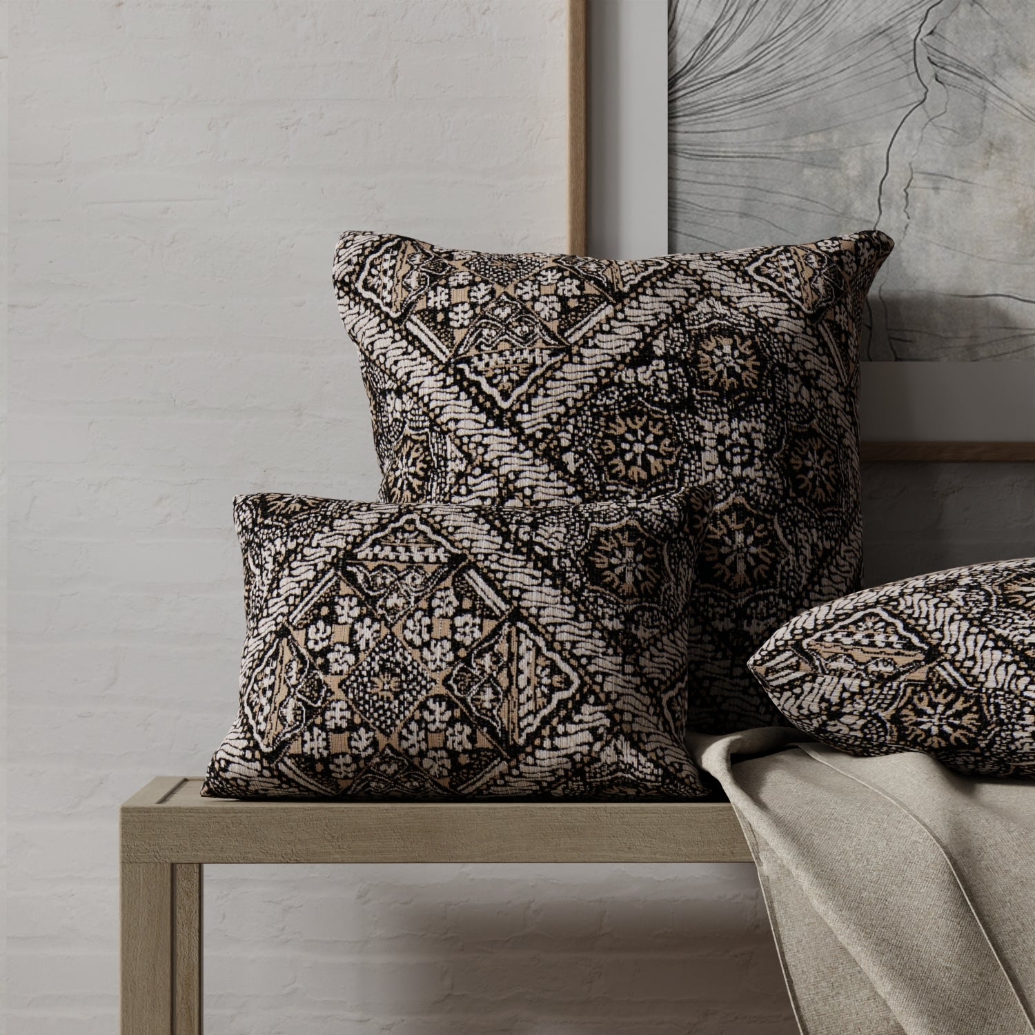 Imogene Noir - Folio Fabrics