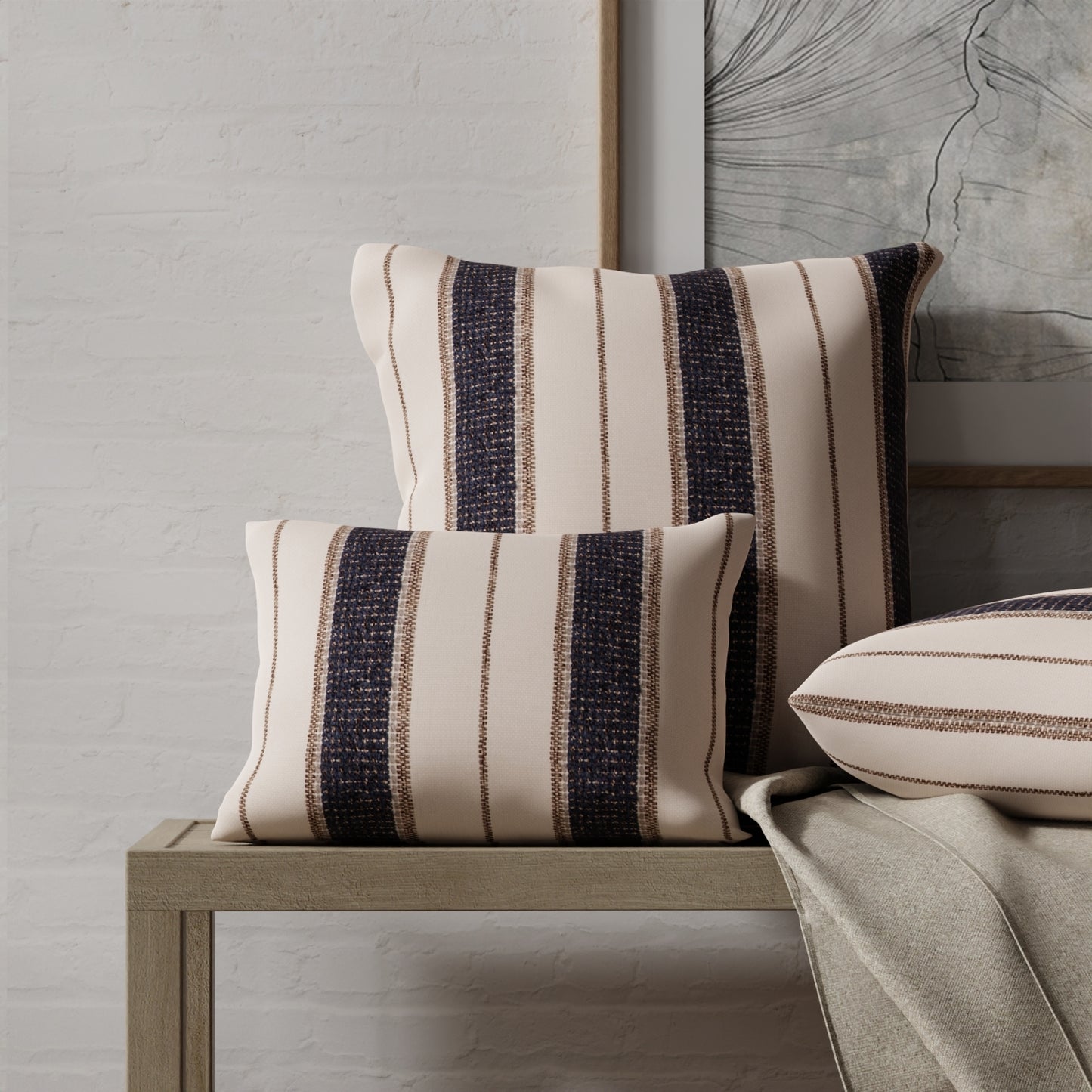 Jareth Azure - Folio Fabrics