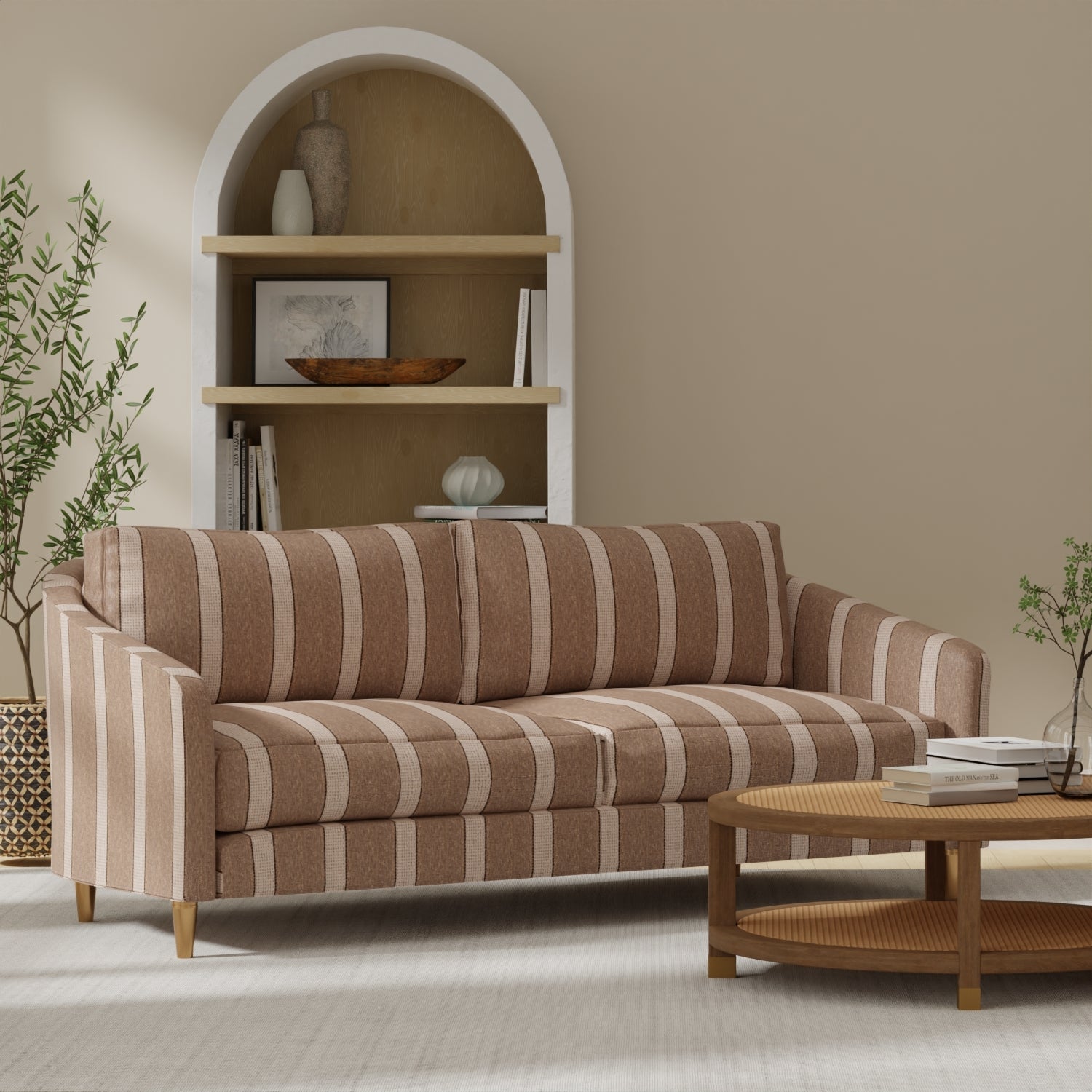 Jareth Burlap - Folio Fabrics