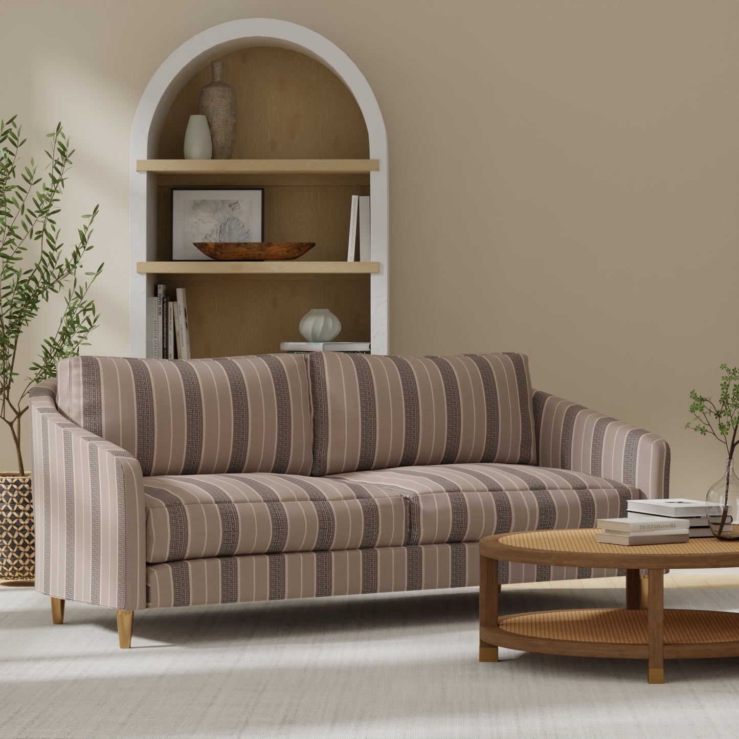 Jareth Cobblestone - Folio Fabrics