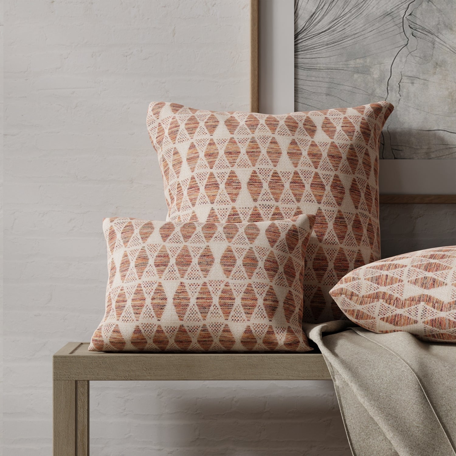Lander Crimson - Folio Fabrics
