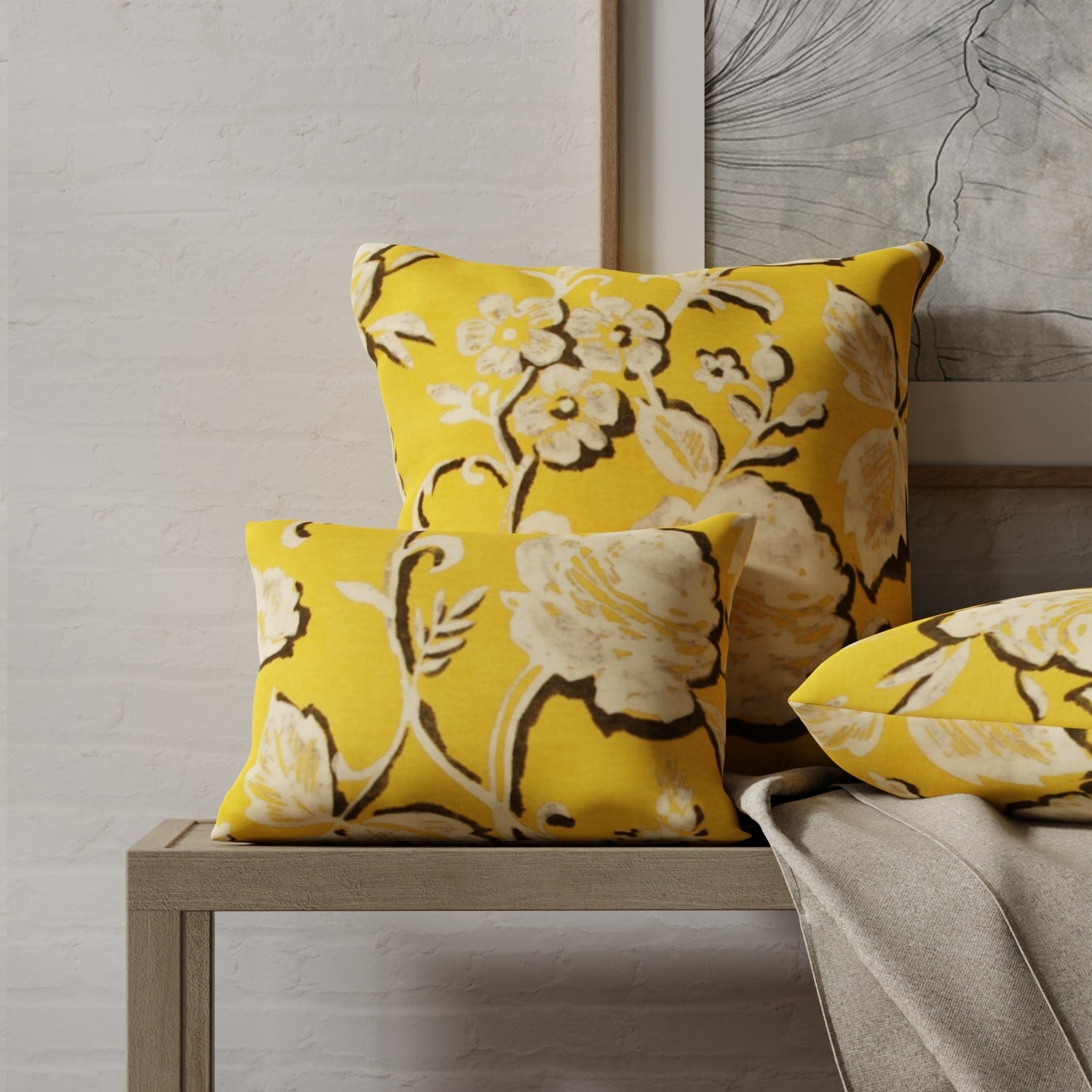 Liberty Lemon - Folio Fabrics